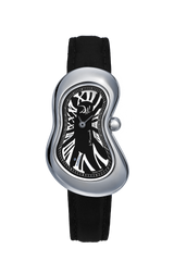 EXAEQUO Dali Minuscule Melting Watch 26mm Black Dial Men's Watch DEX0021.0001