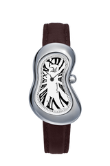EXAEQUO Dali Minuscule Melting Watch 26mm White Dial Men's Watch DEX0021.0002