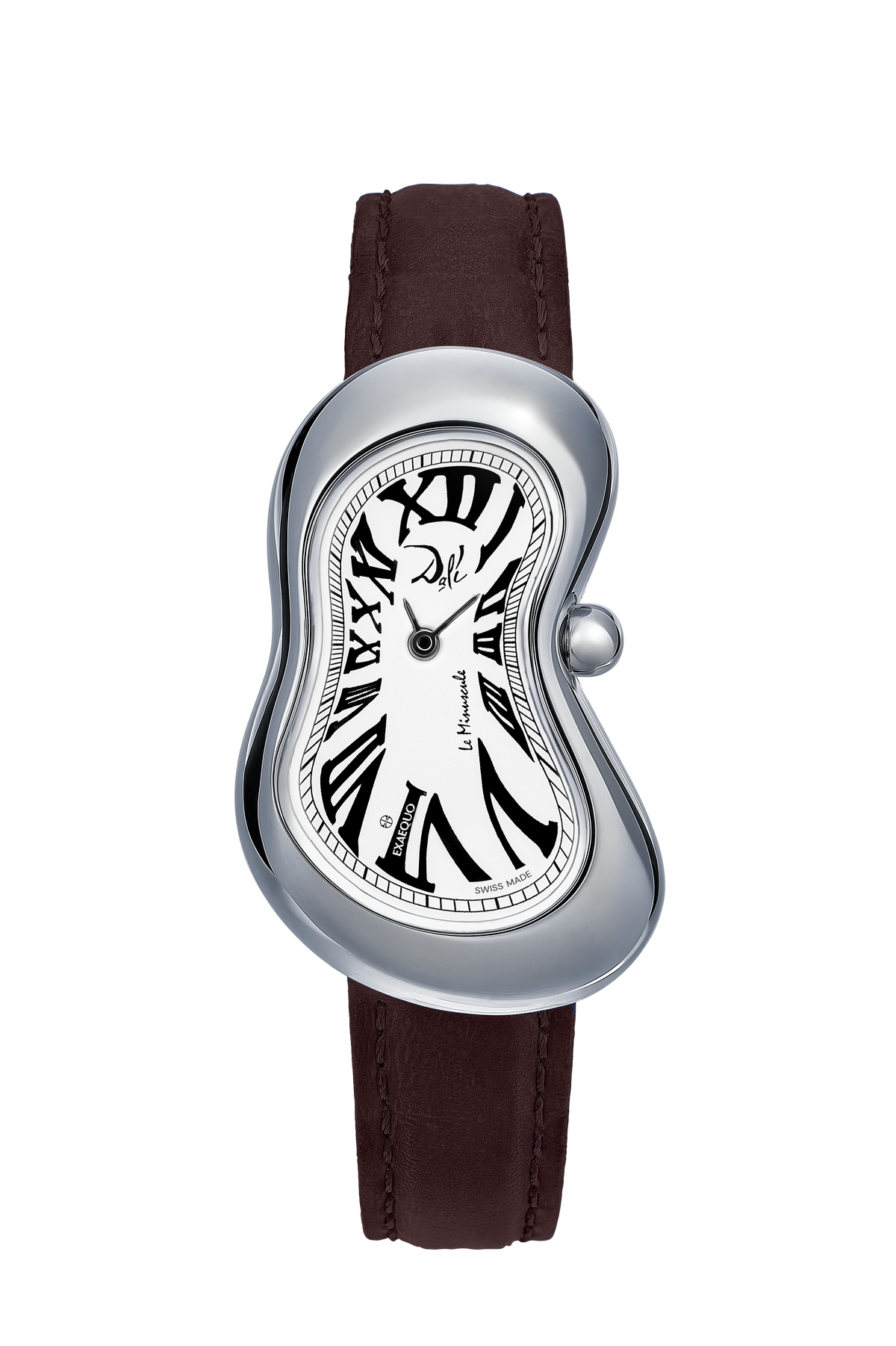EXAEQUO Dali Minuscule Melting Watch 26mm White Dial Men's Watch DEX0021.0002