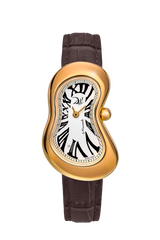 EXAEQUO Dali Minuscule Melting Watch 26mm White Dial Men's Watch DEX0022.0002