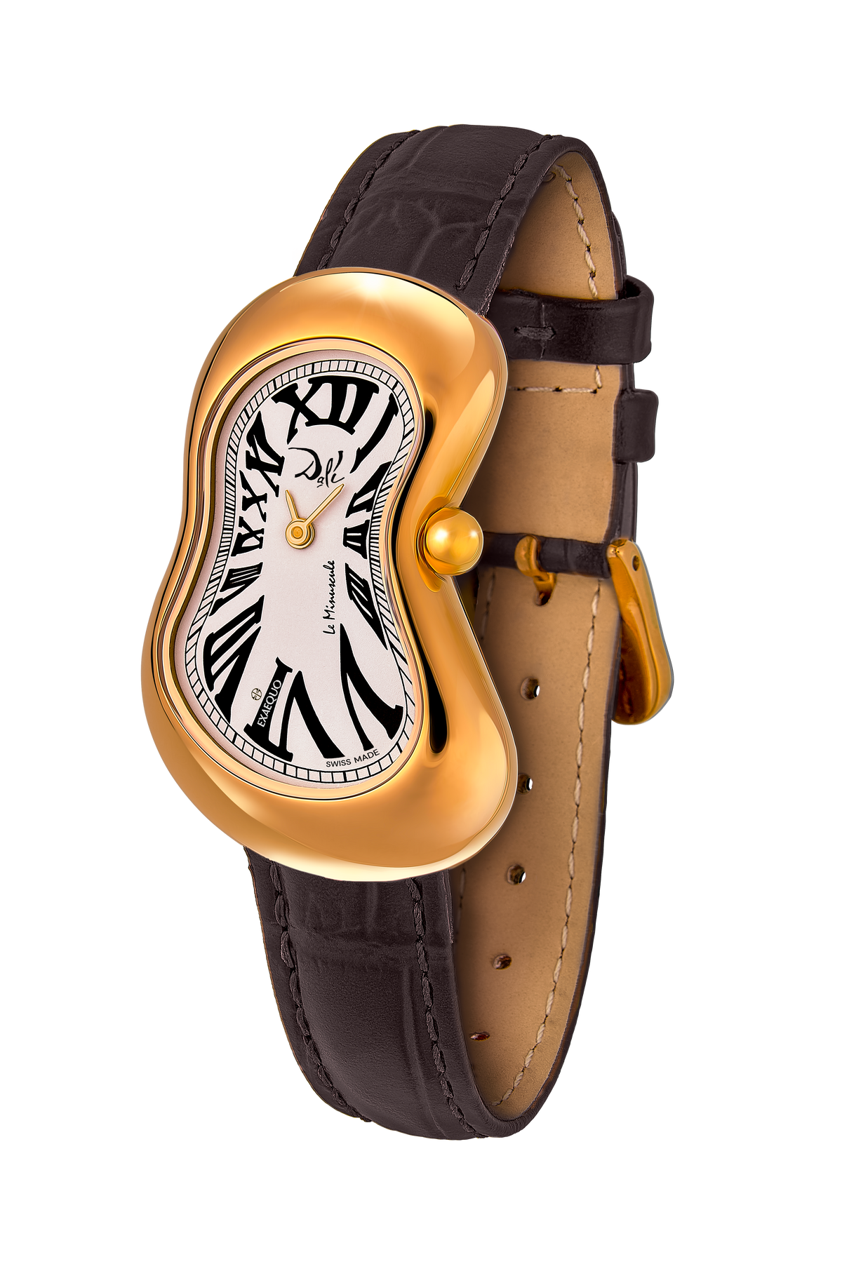 EXAEQUO Dali Minuscule Melting Watch 26mm White Dial Men's Watch DEX0022.0002