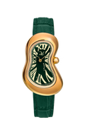 EXAEQUO Dali Minuscule Melting Watch 26mm Green Dial Men's Watch DEX0022.0005