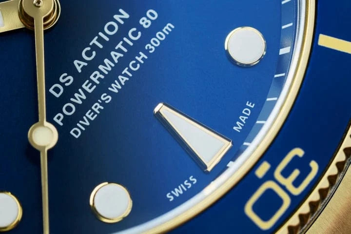 Certina DS Action Diver 38mm Powermatic 80 Sea Turtle Conservancy Special Edition Blue Dial Men's Watch C0328072204110