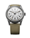 Benrus DTU Shield 38mm Silver Dial Men's Watch DTU-SS-S-038-01