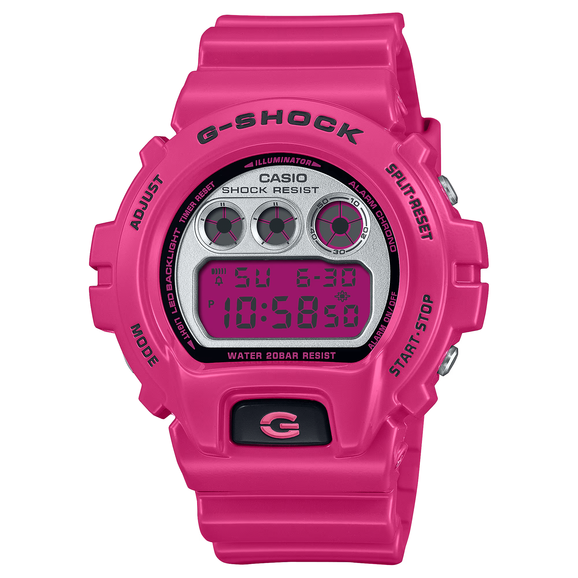 G-Shock Digital Pink Women's Watch DW6900RCS-4