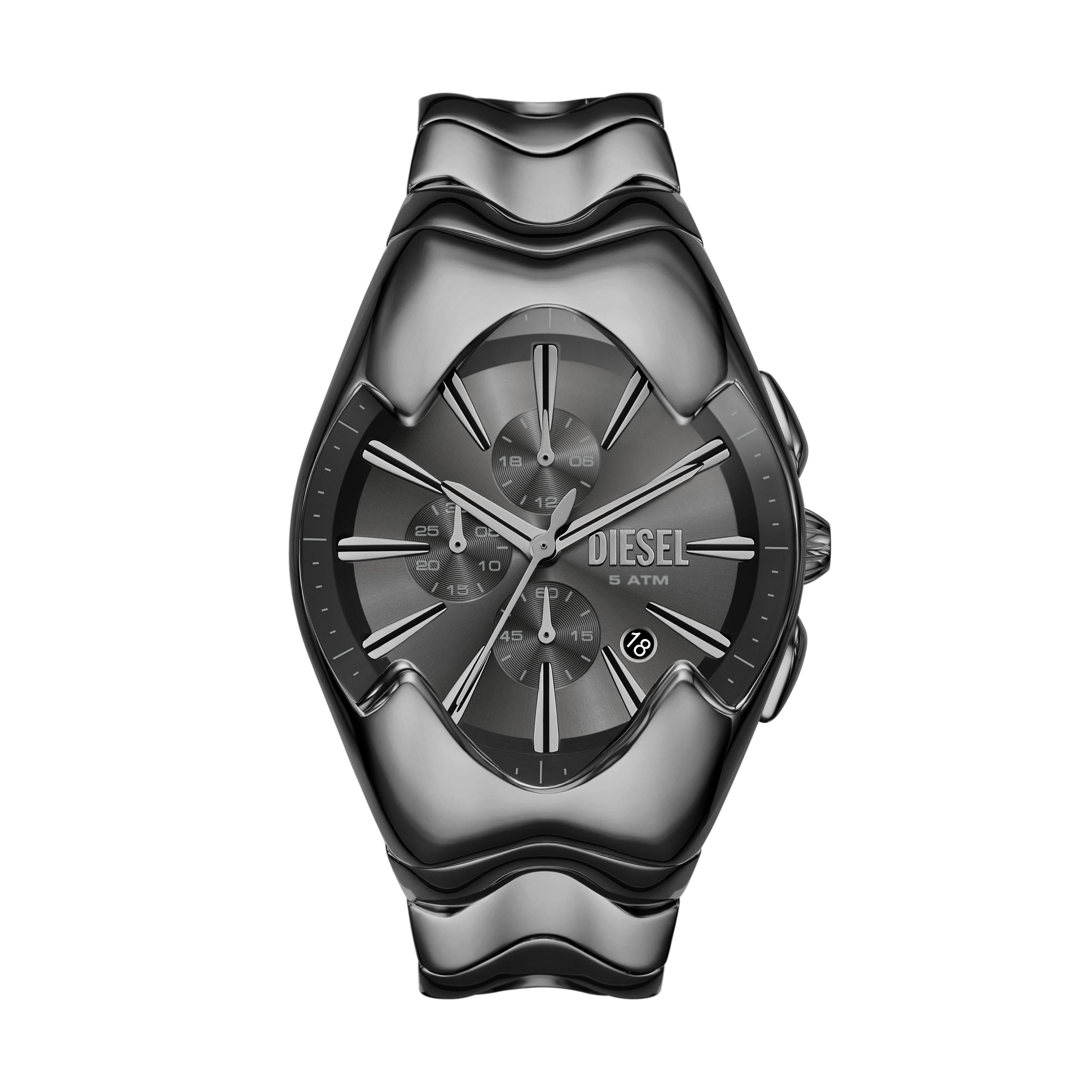 Diesel Mercurial 45mm Black Dial Men's Watch DZ4682