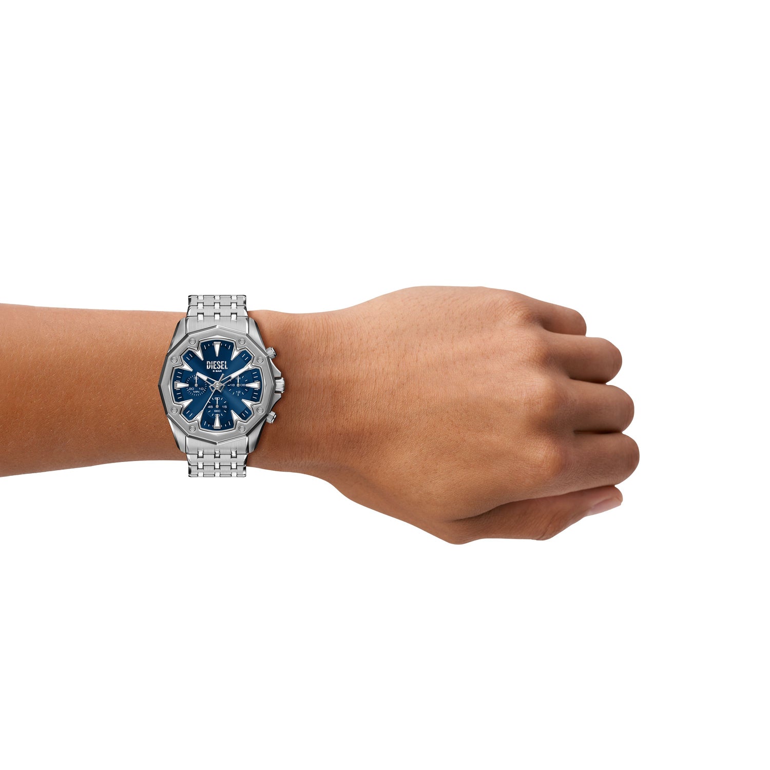 Diesel Stinger 46mm Blue Dial Men's Watch DZ4706