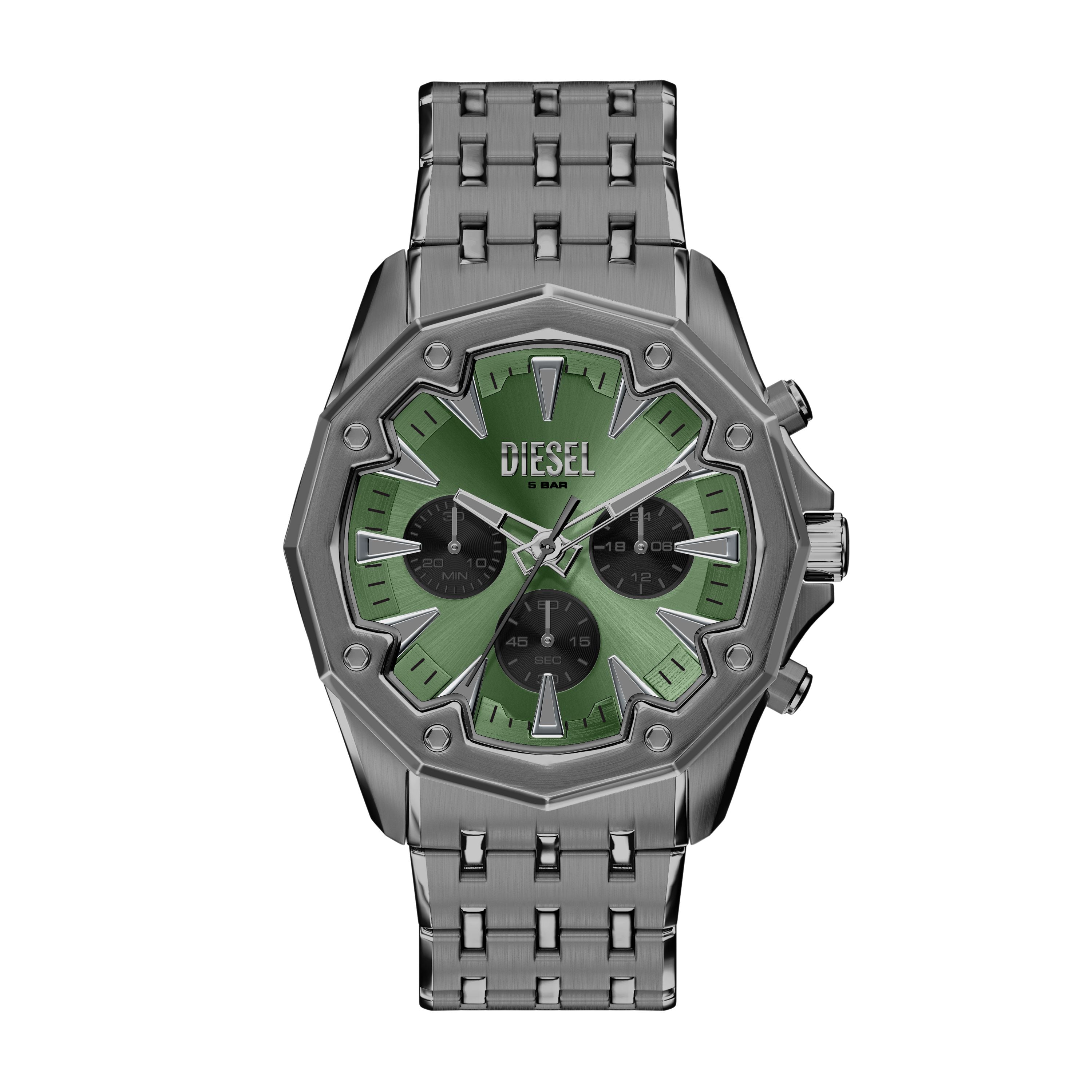 Diesel Stinger 46mm Green Dial Men's Watch DZ4711