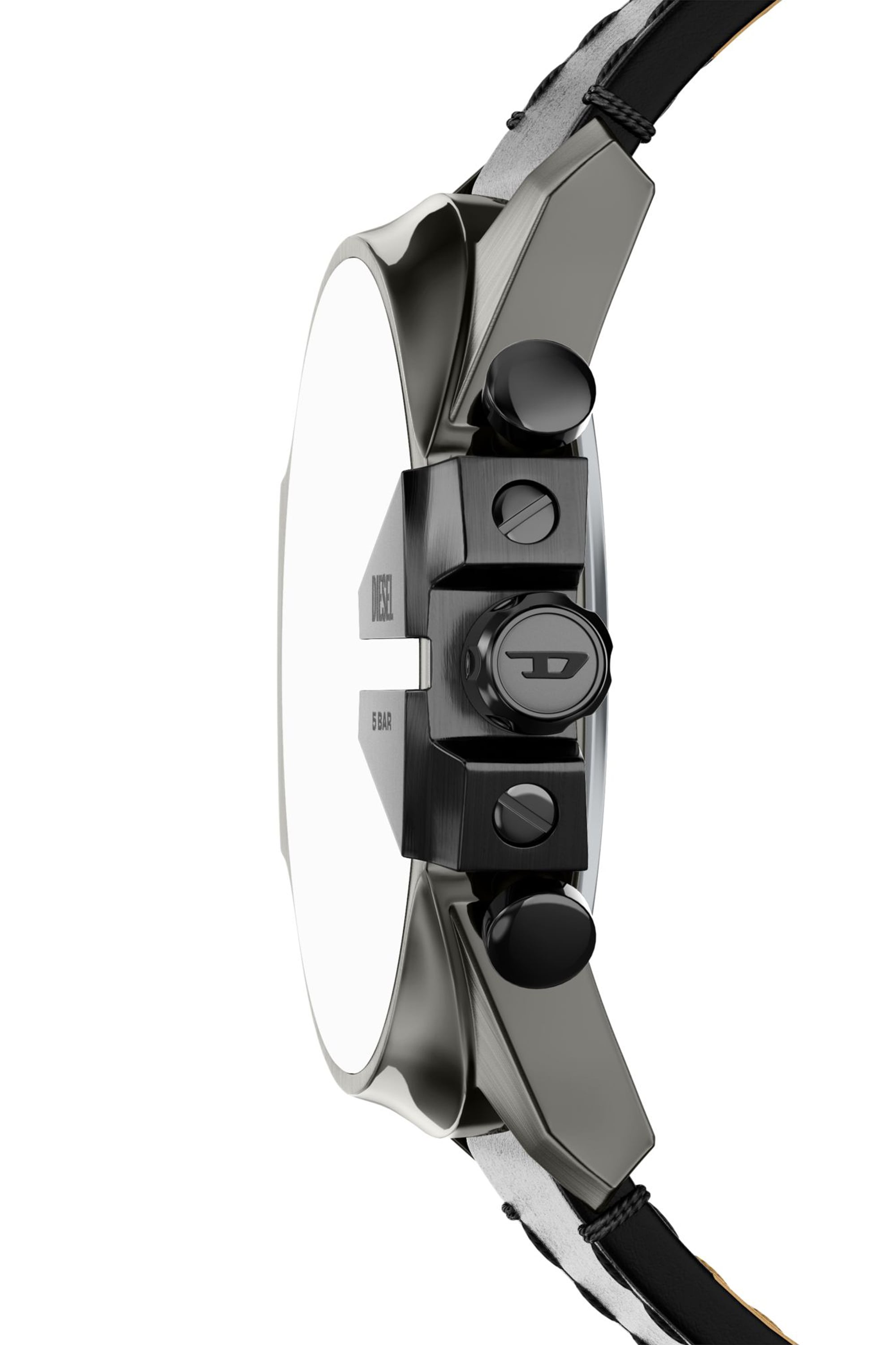 Diesel Mega Chief Slim 48mm Burgundy Dial Men's Watch DZ4714