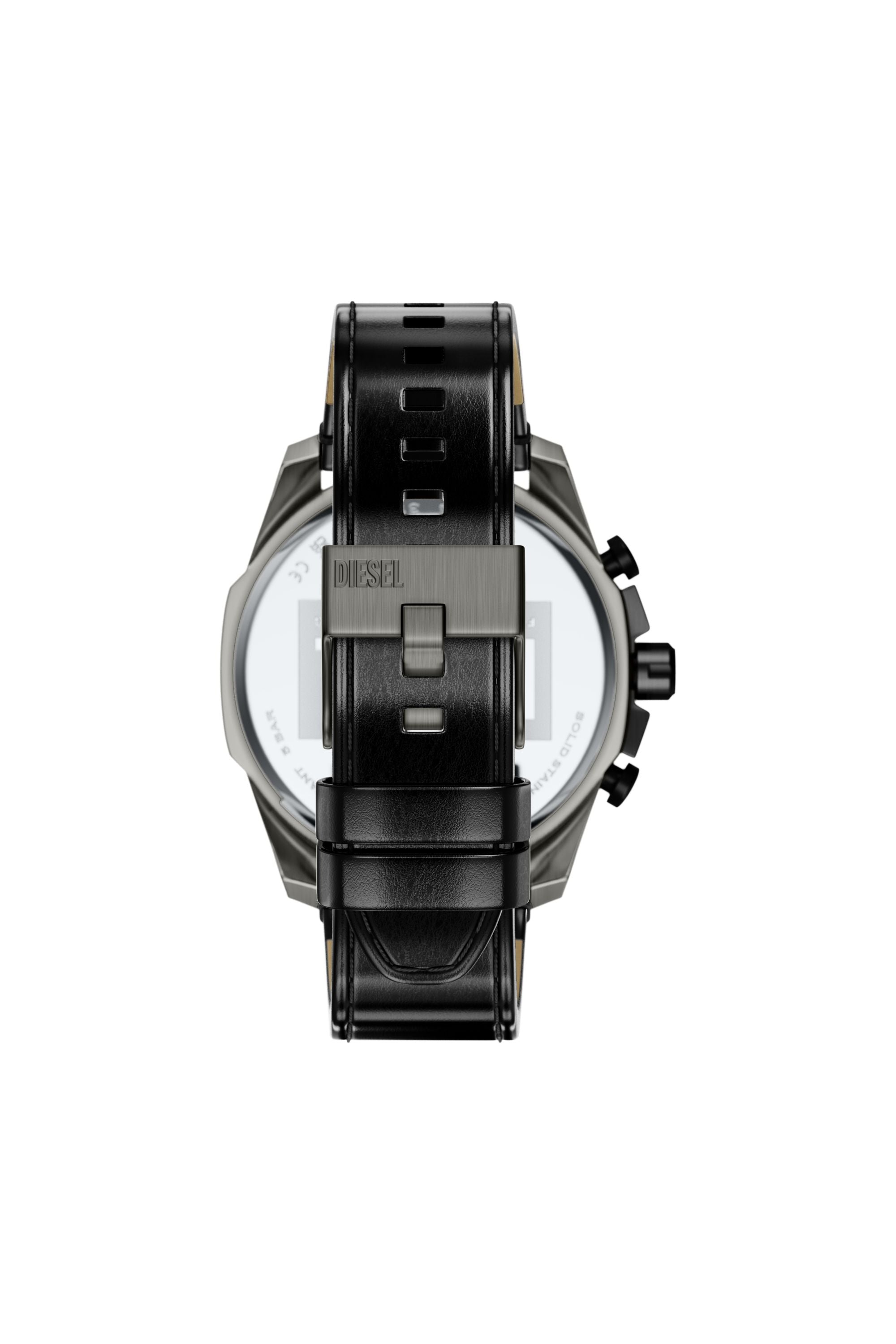 Diesel Mega Chief Slim 48mm Burgundy Dial Men's Watch DZ4714