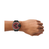 Diesel Mega Chief Slim 48mm Burgundy Dial Men's Watch DZ4714