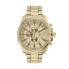 Diesel Mega Chief Slim 48mm Gold Dial Men's Watch DZ4716