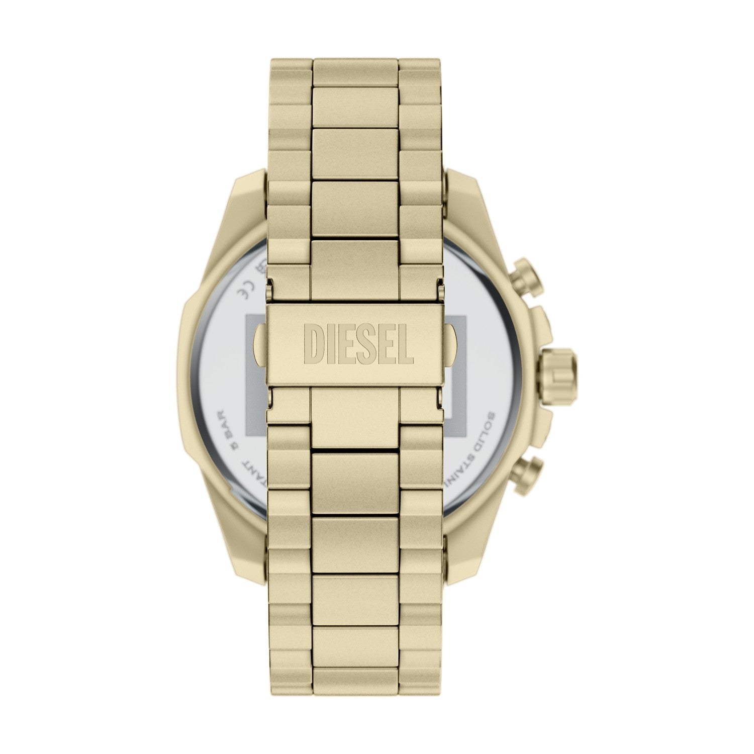 Diesel Mega Chief Slim 48mm Gold Dial Men's Watch DZ4716