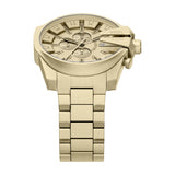 Diesel Mega Chief Slim 48mm Gold Dial Men's Watch DZ4716
