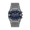Diesel Spiked Cushion 45mm Blue Dial Men's Watch DZ4717