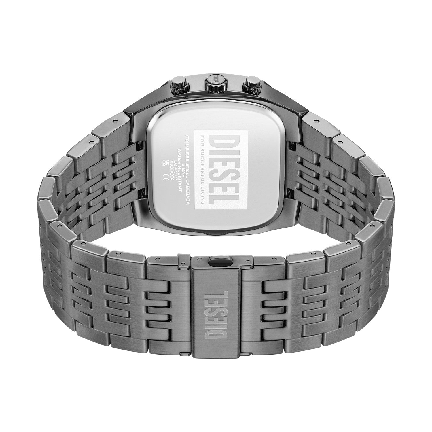 Diesel Spiked Cushion 45mm Navy Blue Dial Men's Watch DZ4717