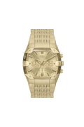 Diesel Spiked Cushion 45mm Gold Dial Men's Watch DZ4718