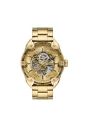 Diesel Spiked 49mm Gold Dial Men's Watch DZ4720