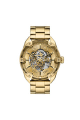 Diesel Spiked 49mm Gold Dial Men's Watch DZ4720