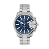 Diesel Mega Chief Slim 48mm Blue Dial Men's Watch DZ4721