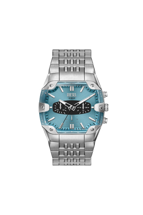 Diesel Spiked Cushion 45mm Blue Dial Men's Watch DZ4725