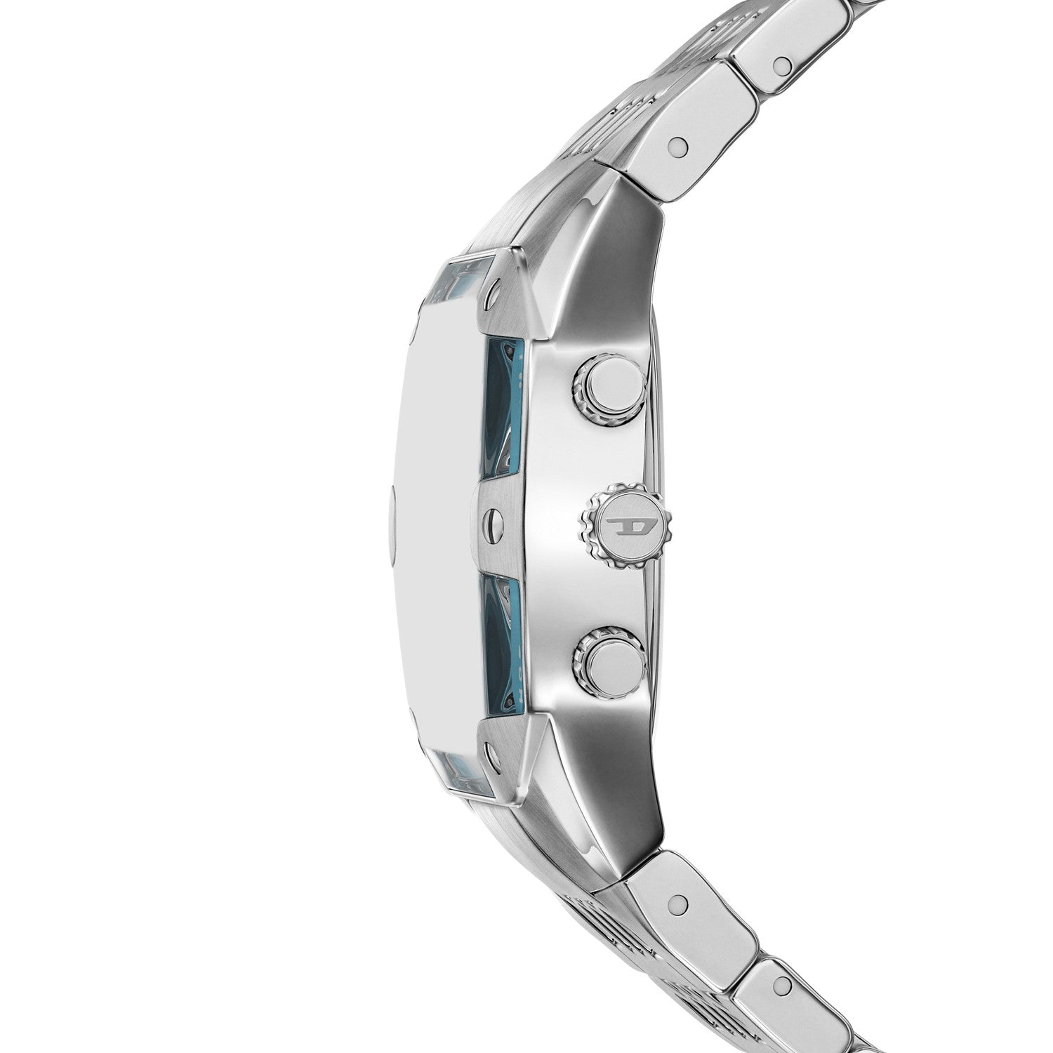 Diesel Spiked Cushion 45mm Blue Dial Men's Watch DZ4725