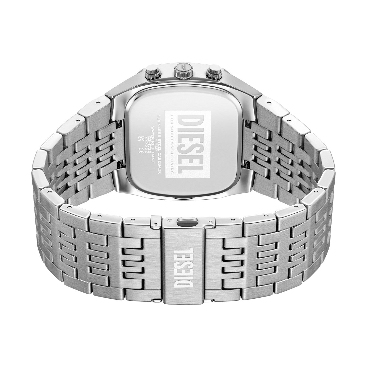 Diesel Spiked Cushion 45mm Blue Dial Men's Watch DZ4725