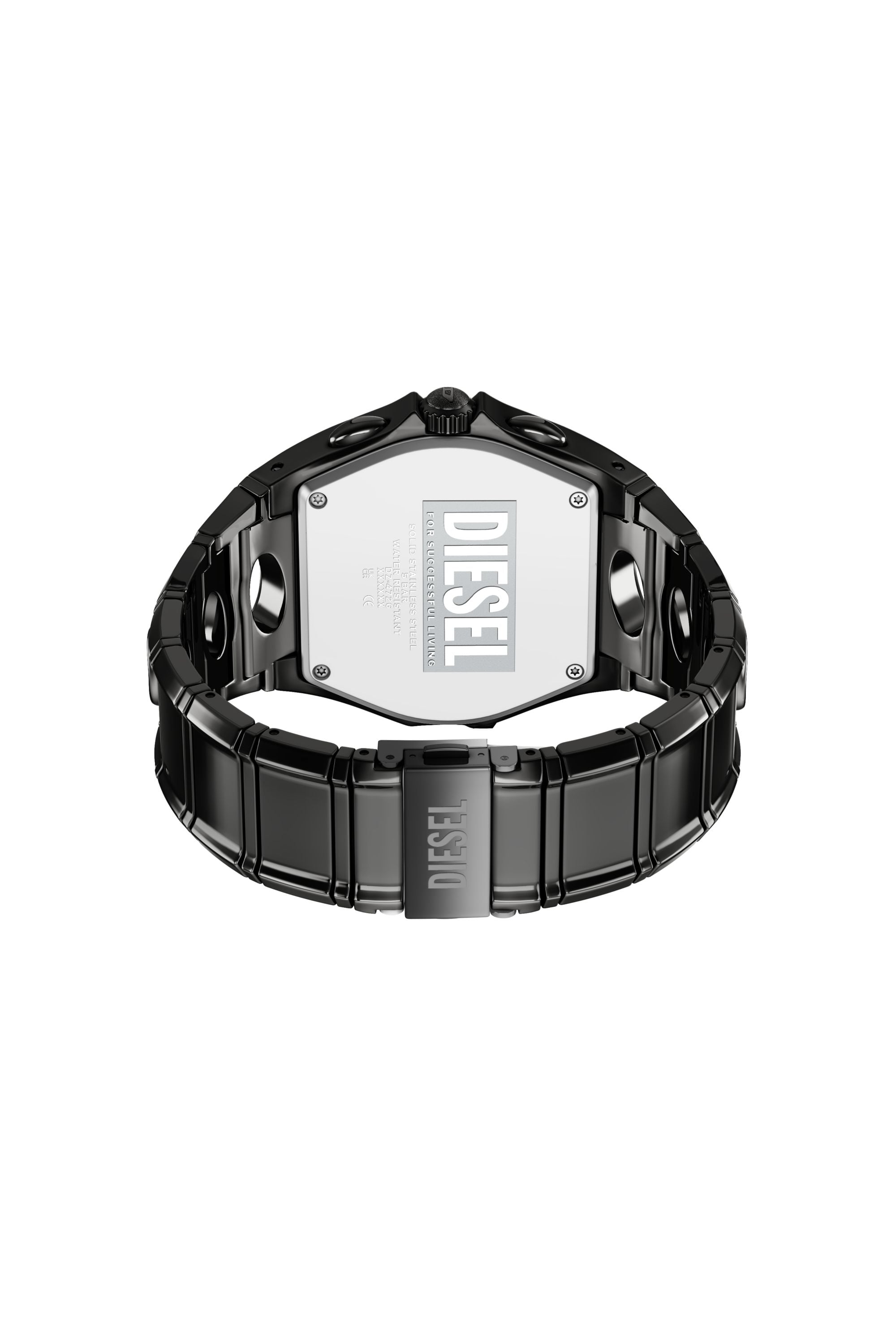Diesel D-Curve 49mm Burgundy Dial Men's Watch DZ4726