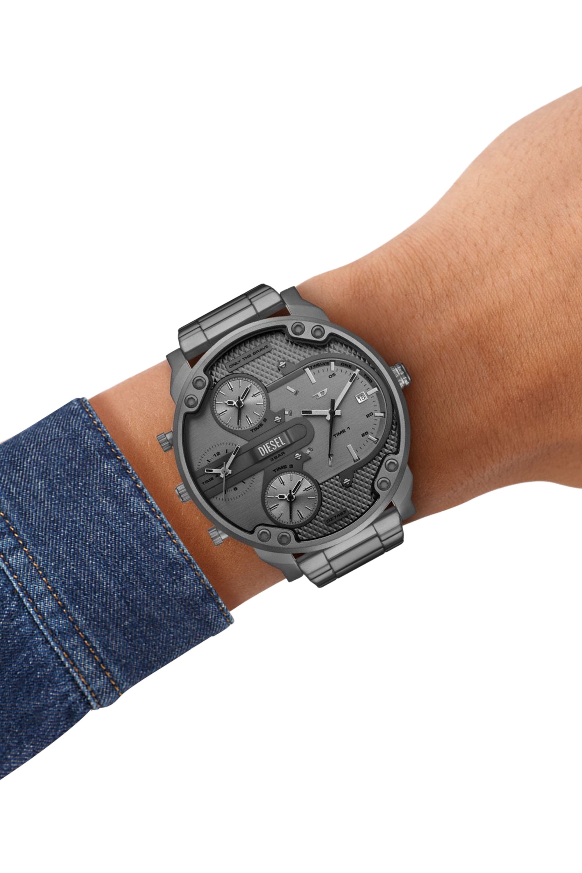 Diesel Mr. Daddy Slim 54mm Gray Dial Men's Watch DZ7487