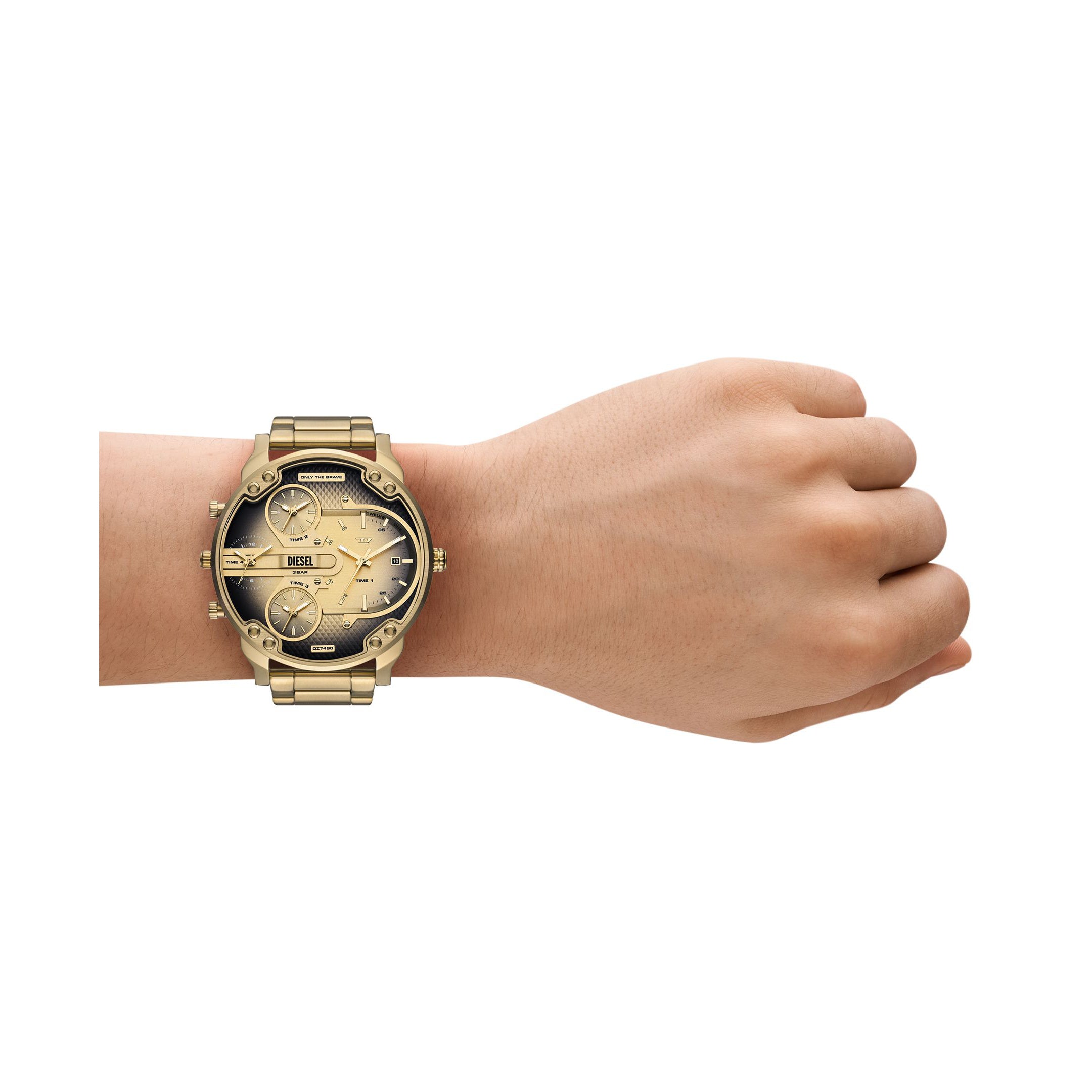 Diesel Mr. Daddy Slim 54mm Black Dial Men's Watch DZ7490
