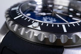 SOLAR AQUA Deep Bay Steel 45mm Blue-Black Dial Men's Watch SA0030.0022