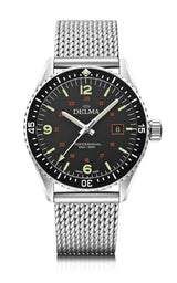 DELMA Cayman Field 42mm Black Dial Men's Watch 41801.708.6.034