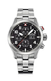 DELMA Commander Chronograph 45mm Black Dial Men's Watch 41702.580.6.038