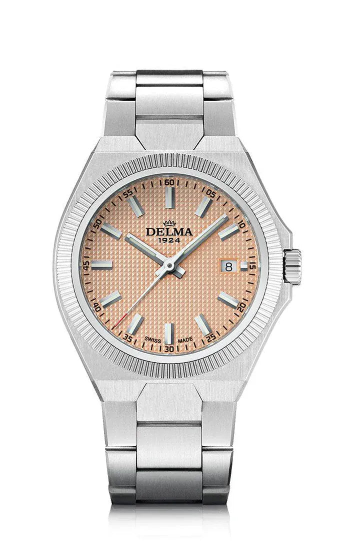 DELMA Midland 40.5mm Salmon Dial Men's Watch 41701.742.6.181