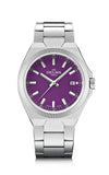 DELMA Midland 40.5mm Purple Dial Men's Watch 41701.642.6.211