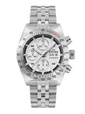 DELMA Montego 42mm White Sunray Dial Men's Watch 41701.732.6.011
