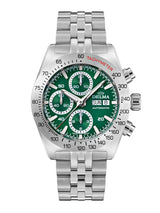 DELMA Montego 42mm Green Sunray Dial Men's Watch 41701.732.6.141