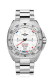 DELMA Oceanmaster Oliver Heer Ocean Racing 44mm White Dial Men's Watch 41701.670.6.818