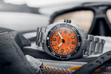 DELMA Shell Star Titanium 41mm Orange Dial Men's Watch 32701.750.6.151