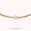 Bronzallure Squared Rolo Link Necklace with Cubic Zirconia Pavé WSBZ02579Y.WR