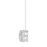 Ethos Creations 2 1/2ct Lab Diamond Solitaire Pendant with Under-Pass Chain