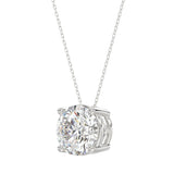 Ethos Creations 4ct Lab Diamond Solitaire Pendant with Chain
