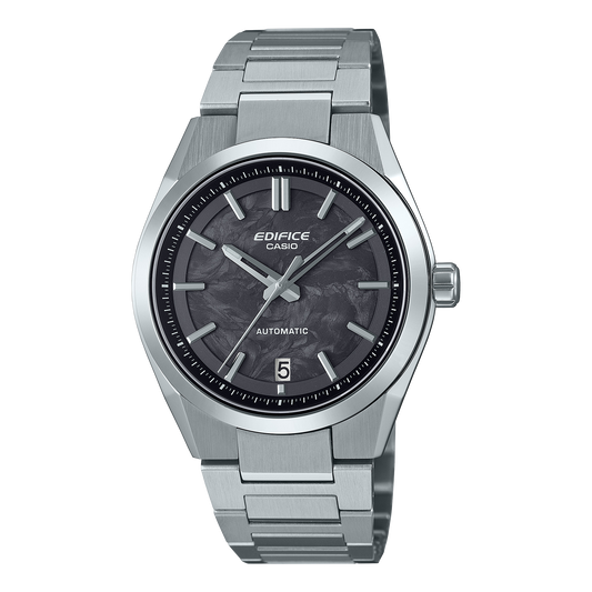 EDIFICE Casio Forged Carbon Automatic 39mm Forged Carbon/Dark Grey Dial Men's Watch EFK100CD-1A