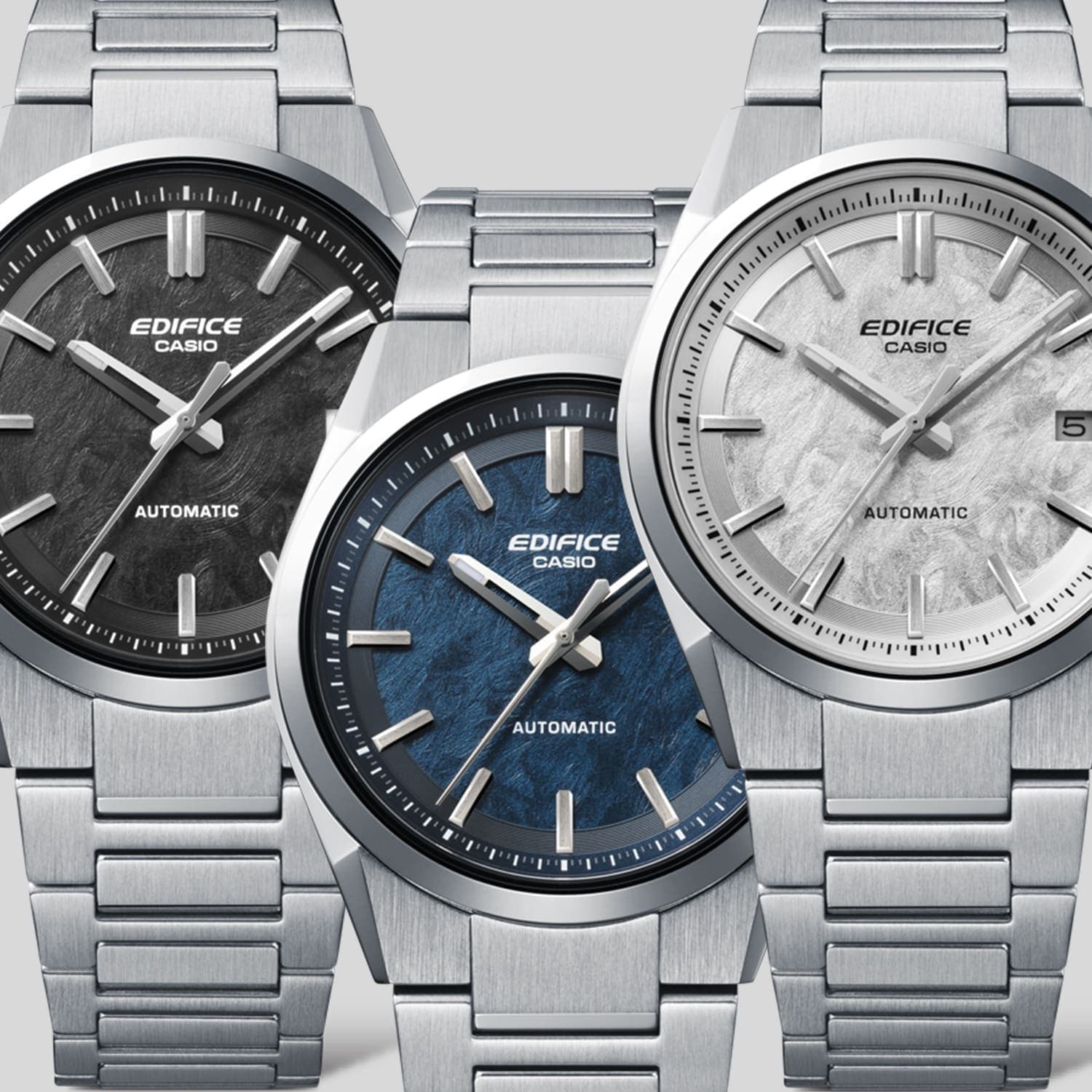 Edifice EF-K110D Automatic 38mm Black Dial Men's Watch EFK110D-1A