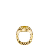 Fossil Watch Ring 15mm Gold Dial Women's Watch ES5246