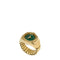 Fossil Watch Ring 15mm Green Malachite Dial Women's Watch ES5308