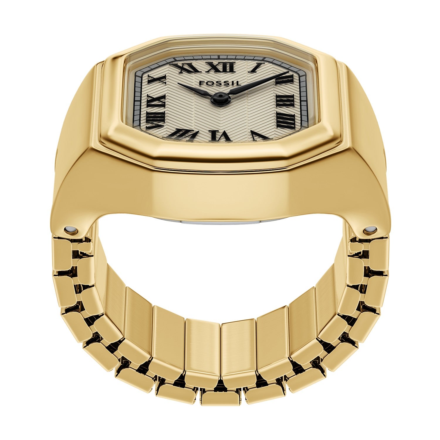 Fossil Harlow Watch Ring 17mm Cream Dial Women's Watch ES5446