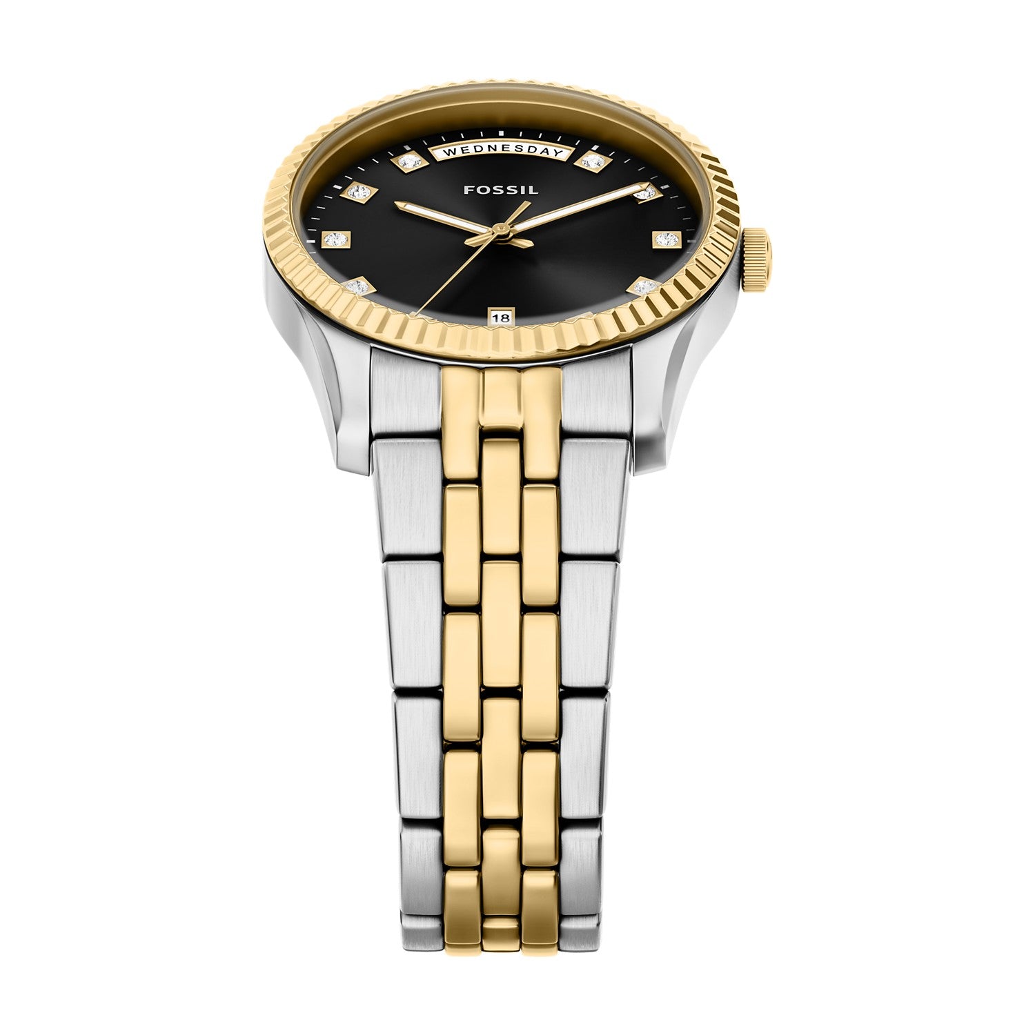 Fossil Scarlette 34mm Black Dial Women's Watch ES5458