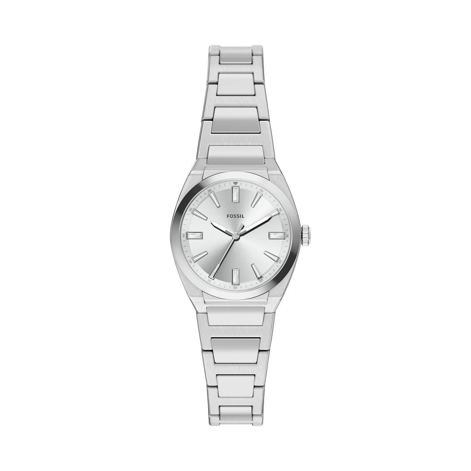 Fossil Everett 27mm Silver Dial Women's Watch ES5490