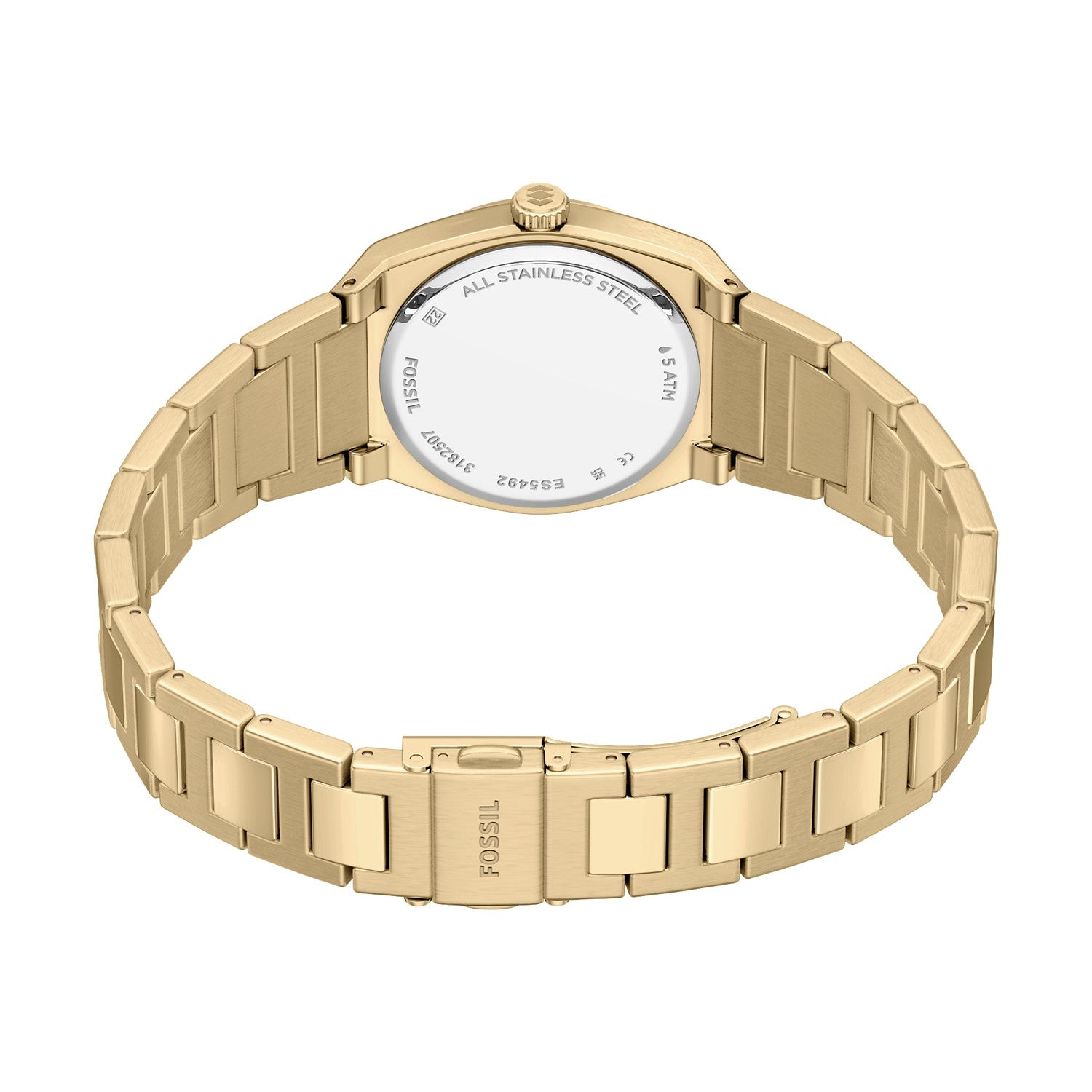 Fossil Everett 27mm Gold Dial Women's Watch ES5492